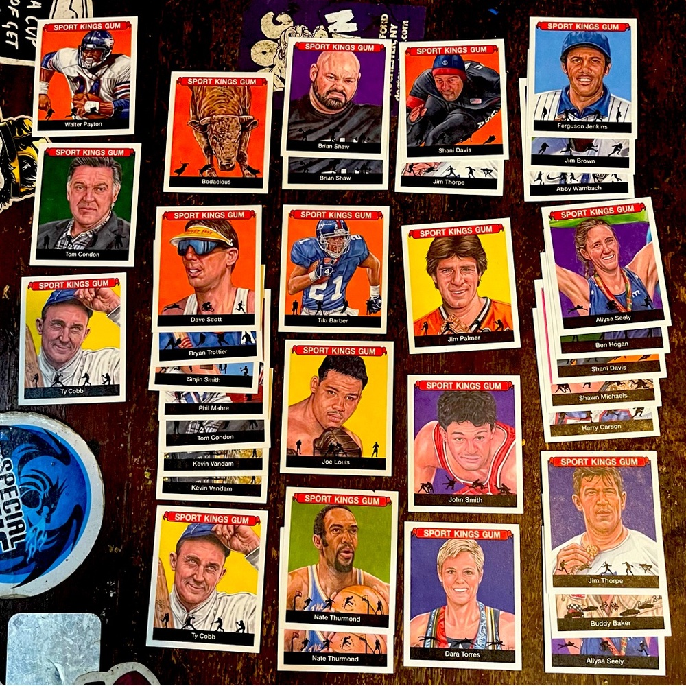 Sport Kings Chewing Gum Trading Cards